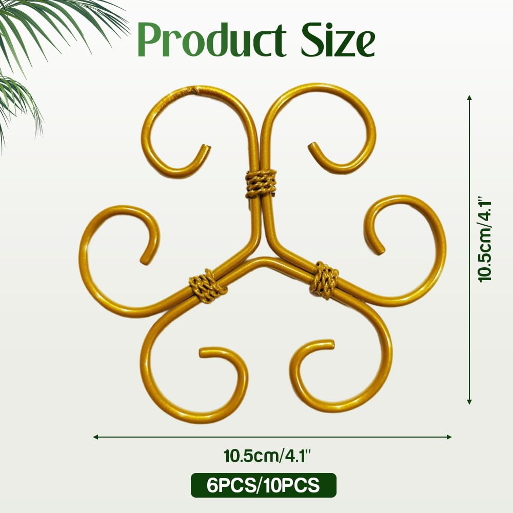 Monstera Plant Support Durable Stabilizer Grapple Holder,Plant Accessories Stable Plant Stem Support Stakes for Outdoor & Indoor Growing Climbing Plant Care Thriving Growth (3, Heart)