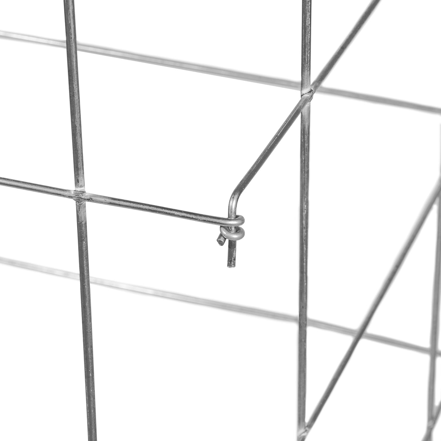 Garden Elements Square Tomato Cage, 67 Inch (Pack of 2) - Heavy Duty Galvanized Steel Plant Support with Adjustable Height and 8-Leg Stability for Climbing Vegetables & Vines