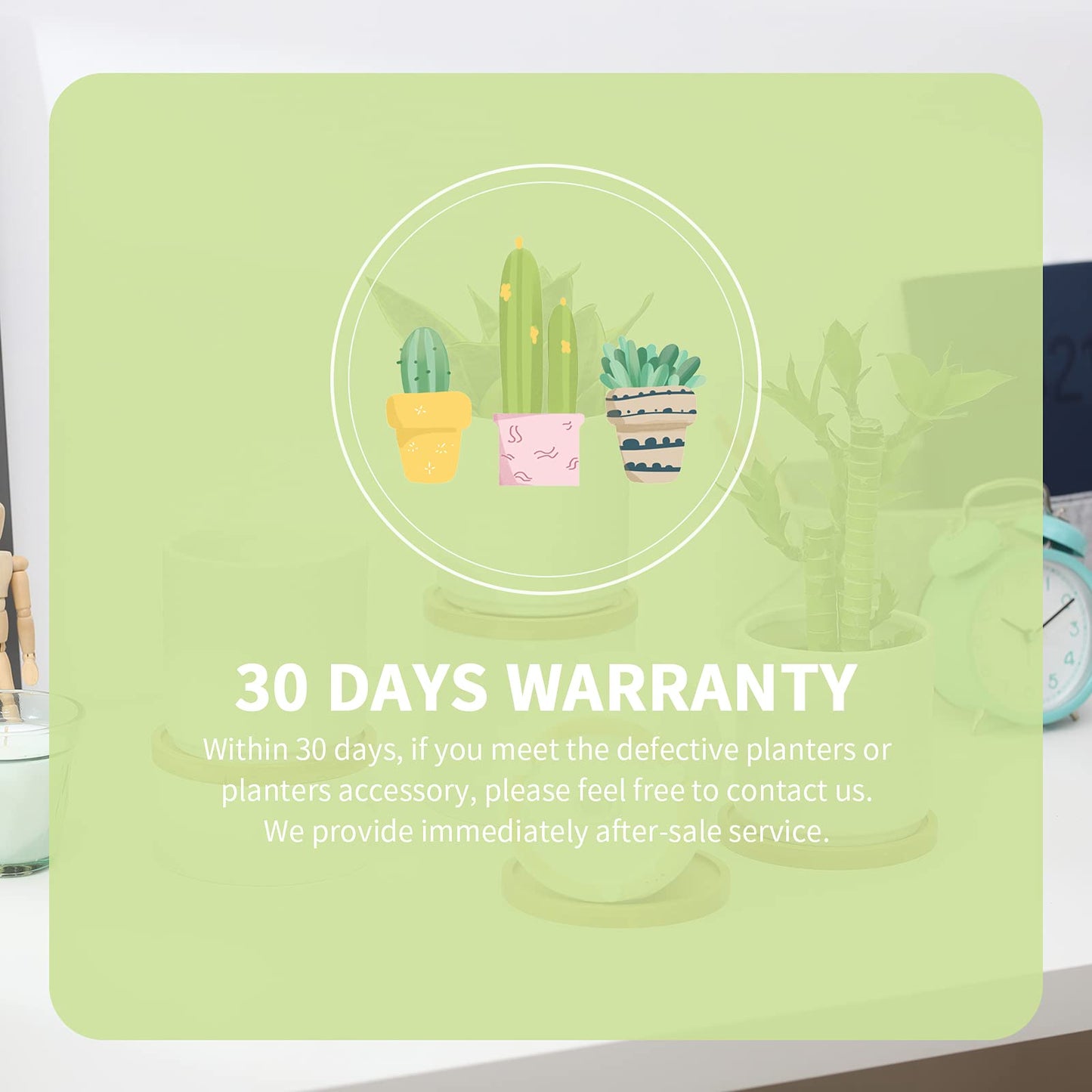 4 Inch Ceramic Planter with Drainage Hole and Saucer, Geometry Design Succulent Plant Pots, Flower Pot for Indoor & Outdoor Snake Plant Succulent Cactus & Herbs, Set of 4 (Plants Not Included )