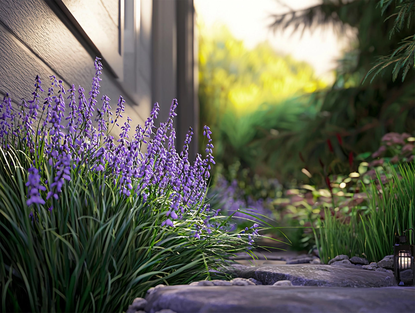 Big Blue Lilyturf | 20 Live Plants | Liriope muscari ‘Big Blue’ | Flowering Ground Cover for Landscaping | Low-Maintenance Ornamental Grass