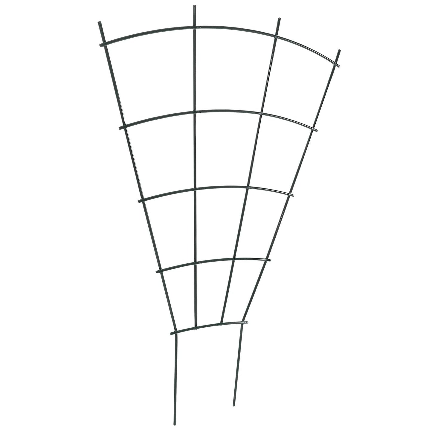 Plant Trellis for Potted Climbing Plants Indoor, Outdoor Metal Garden Trellis for Climbing Plants Houseplants Flowers Vine Ivy, Fan Shape (2)