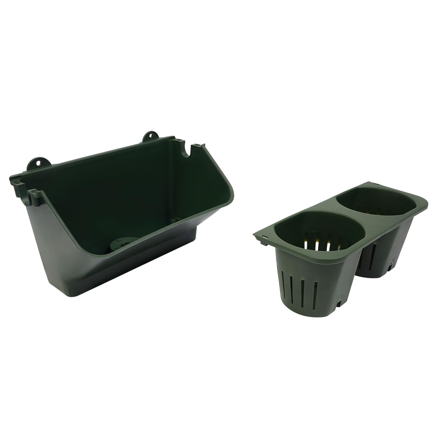 CheriMuMu 30 Pockets Self Watering Vertical Planters, Indoor Outdoor Wall-Mounted Flower Pot Holder, Hanging Planting Grow Bags, Stackable Gardening Greening Container for Herbs Vegetables Fruits