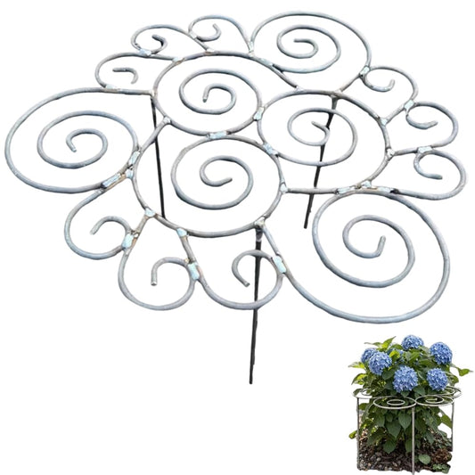 Peony Cages and Supports – Heavy Duty Metal Flower Support Ring, Grow Through Plant Support Stakes for Peonies, Roses, Hydrangeas, Tomatoes, Outdoor Garden Plant Cage, Weather-Resistant