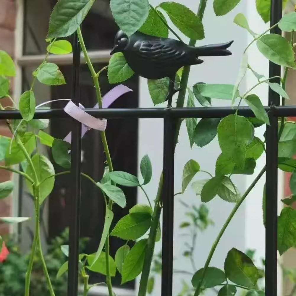 Garden Trellis, Metal Plant Supports, Freestanding Garden Trellis, Plant Climbing Frame, for Decor Flowers Roses Vine Ivy Clematis,Green,150x50 cm