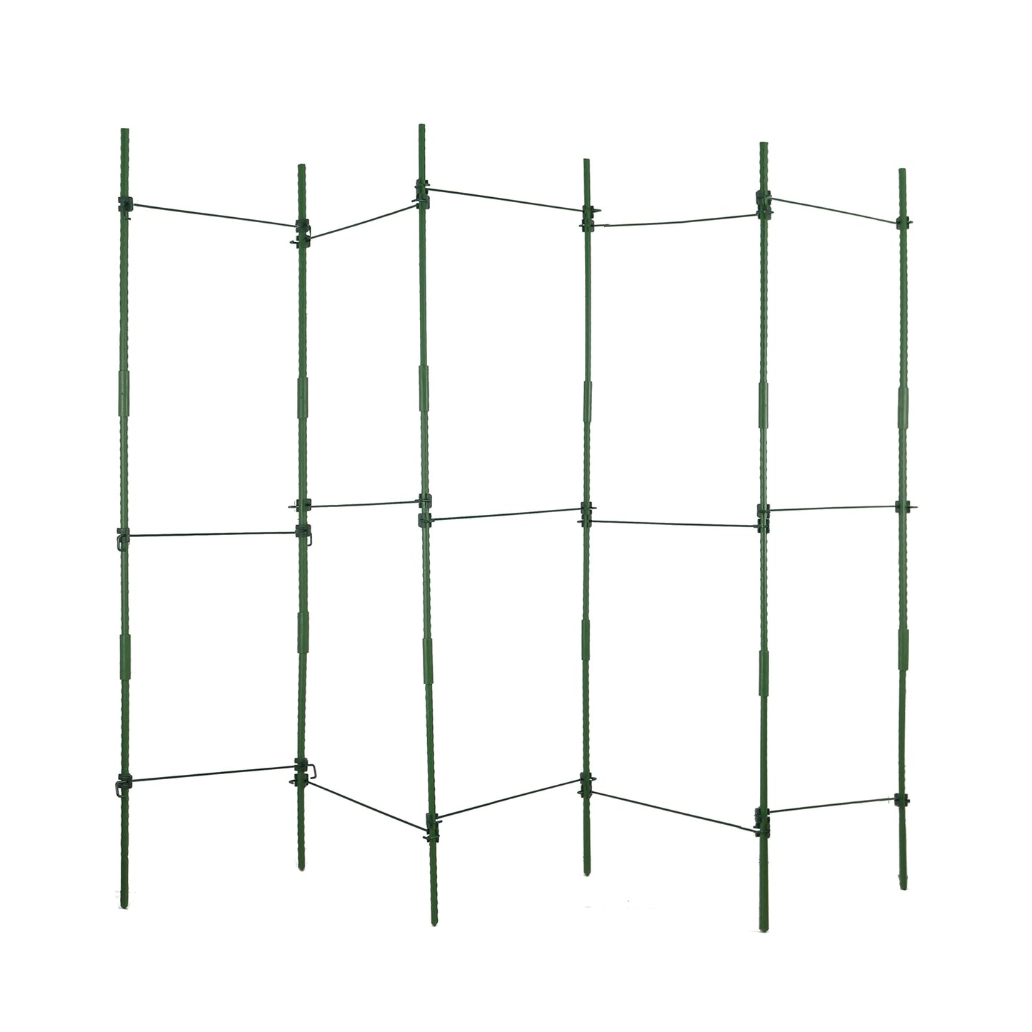 Gardzen Multi-use Tomato Cage Plants Support, Trellis Climbing Cage Stand for Pepper Eggplant Tomato Flowers