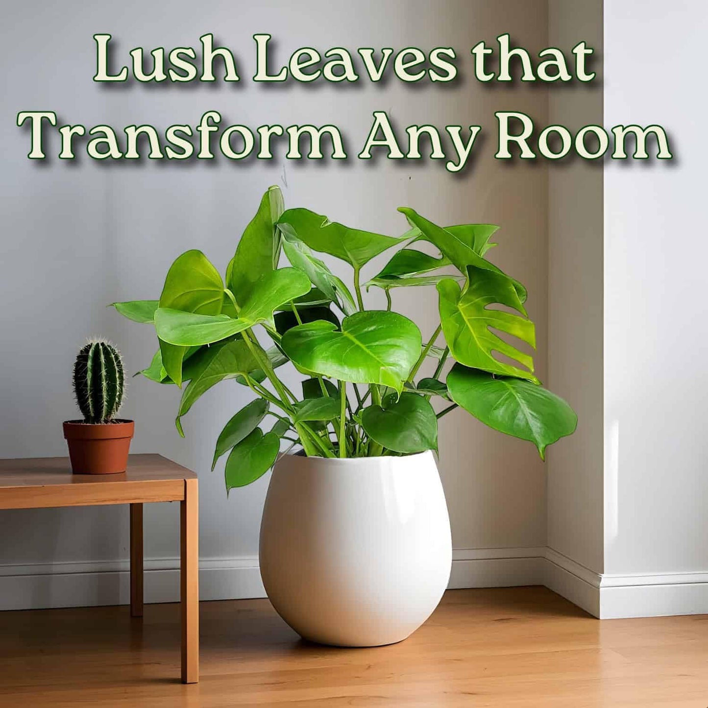 Monstera Deliciosa - Swiss Cheese Plant - Overall Height 24" to 28" - Tropical Plants of Florida (Plant + Heat Pack)