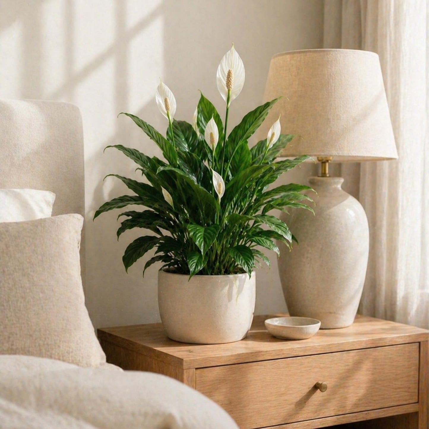 Live Spathiphyllum '7th Heaven' Plant - '7th Heaven Peace Lily' - ragnaroc Tropical Plant 2-8" Tall - 2ct - Live Arrival Guaranteed - House Plants for Home Décor & Gift
