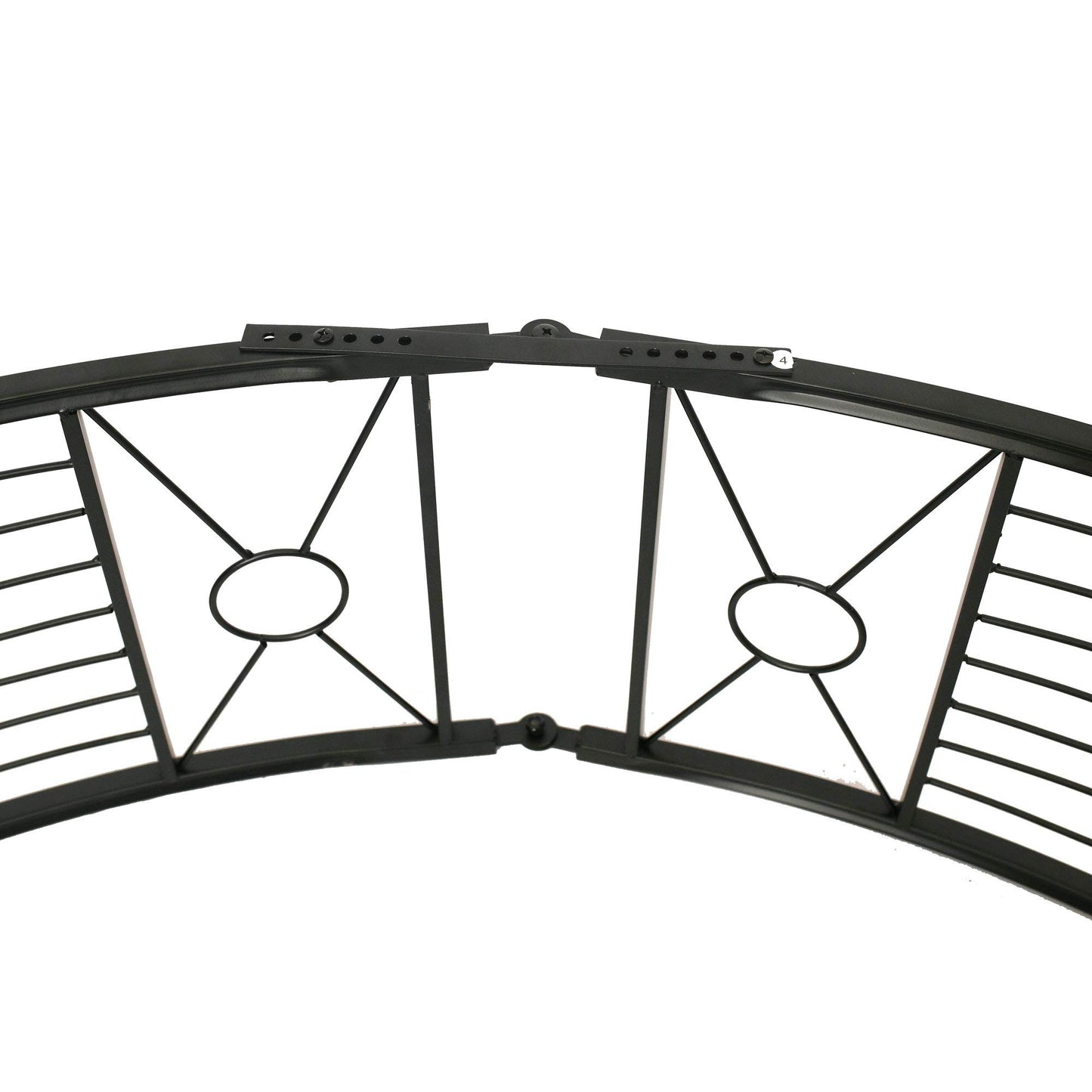 1. GO Adjustable Steel Garden Arch, 8'2" High x 4'7" Wide, Garden Arbor for Various Climbing Plant, Outdoor Garden Lawn Backyard