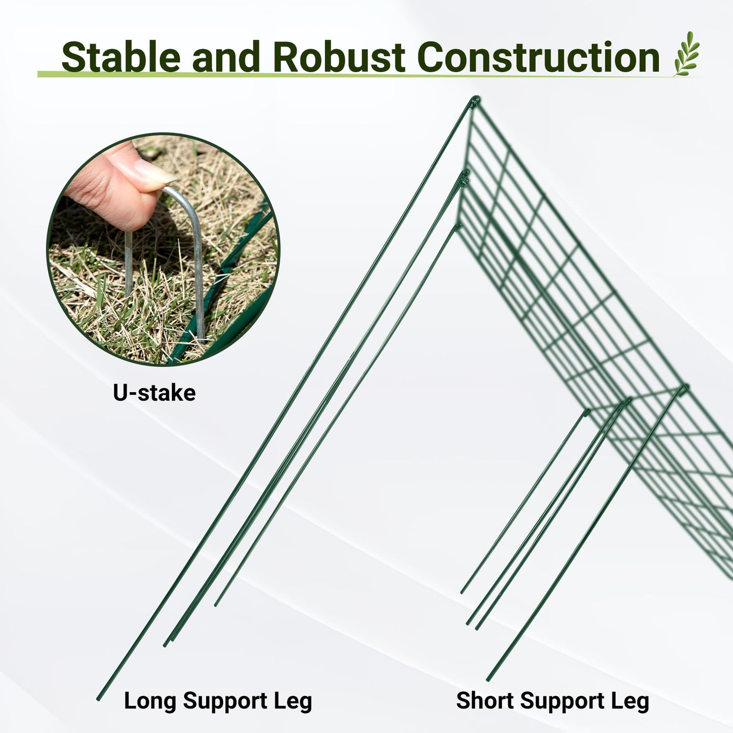 Toriexon Cucumber Trellis for Garden - 4 Pack, 48" L x 16" W Garden Trellis for Climbing Plants Outdoor with Support Structures, A Frame Trellis for Climbing Vegetables Peas, Vine, Bean