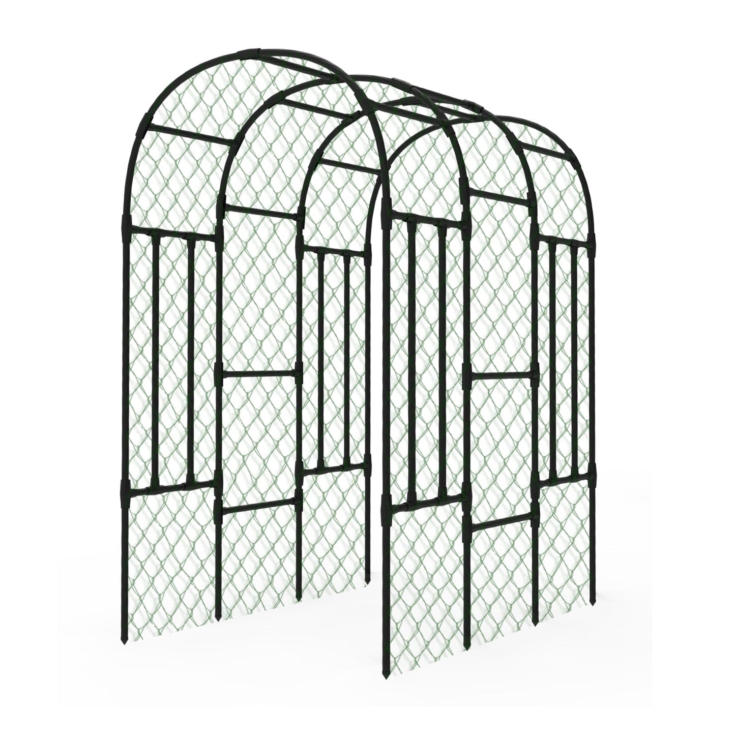 Trellis for Climbing Plants Outdoor - Cucumber Trellis for Raised Bed, Size:71 * 47 * 79 inch, Garden Trellis for Climbing Plants, Cucumber, Vegetable, Tomato, Flowers