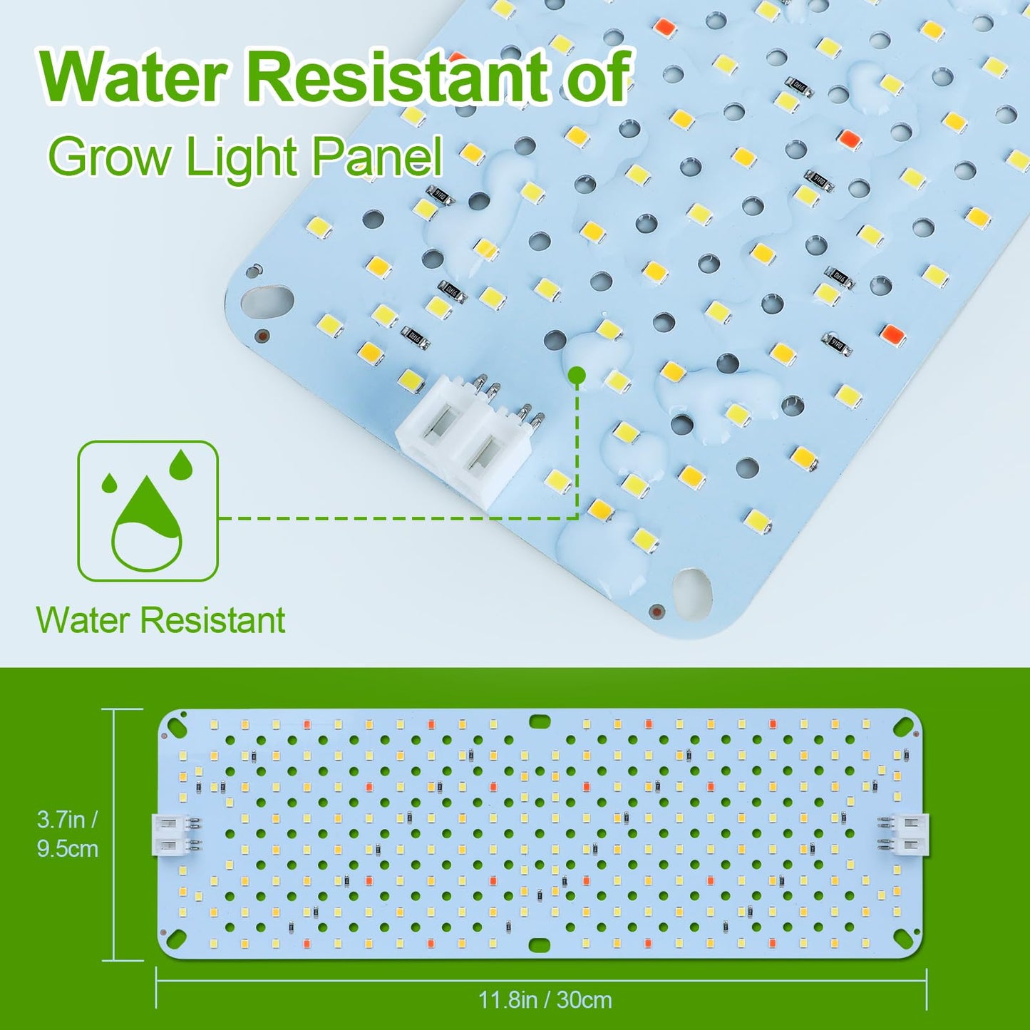 6Panel Grow Lights for Indoor Plants, Seed Starting, Veg, Pot Plants, Bonsai with Timer 4/8/12/16/20H, Ultra-Thin Under Cabinet & Shelf Full Spectrum LED Plant Growing Lamps, Multi-Panels Free Connect