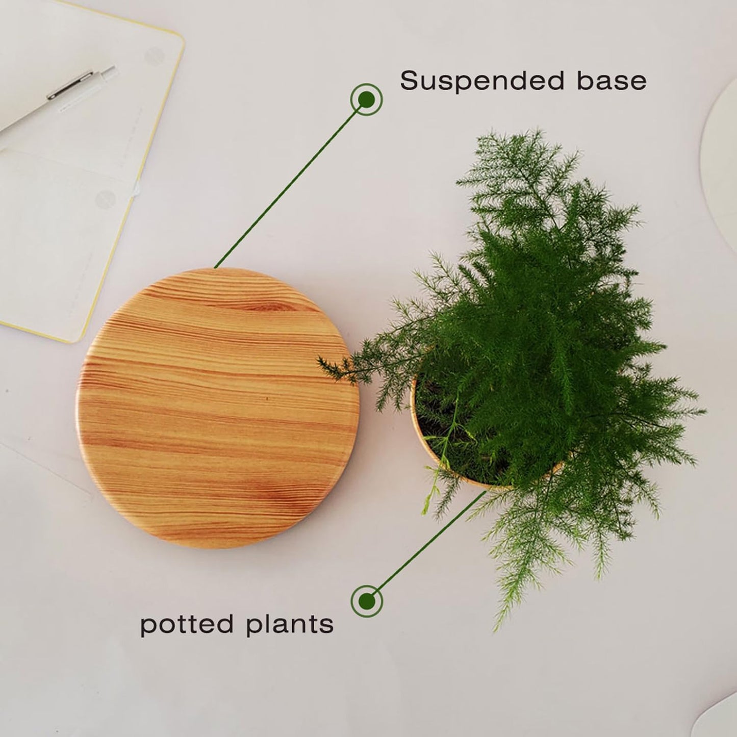 LMingKun Planting Flower pots,Levitating Plant Pot,Magnetic levitation,Floating Plant Pot,Floating Plant,Hanging Flower pots,Suspendded Flowerpot,Hanging planters for Indoor Plants