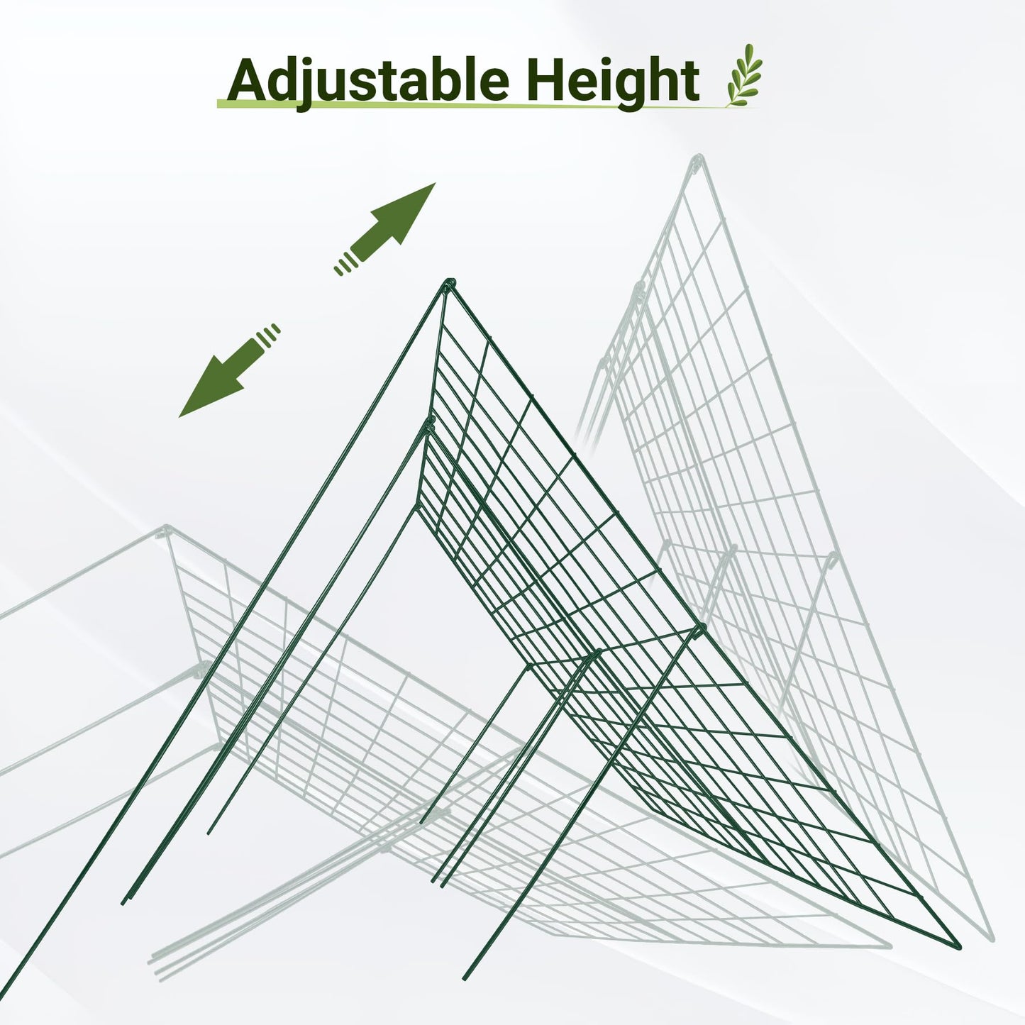 Toriexon Cucumber Trellis for Garden - 4 Pack, 48" L x 24" W Garden Trellis for Climbing Plants Outdoor with Support Structures, A Frame Trellis for Climbing Vegetables Peas, Vine, Bean