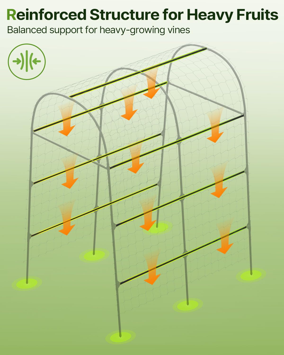 Suteck Garden Arch Trellis 7.5FT Tall – Garden Trellis for Climbing Plants Outdoor, Arch Trellis for Vegetables, Roses & Vines, Easy Assembly for Backyard, Pathway & Patio