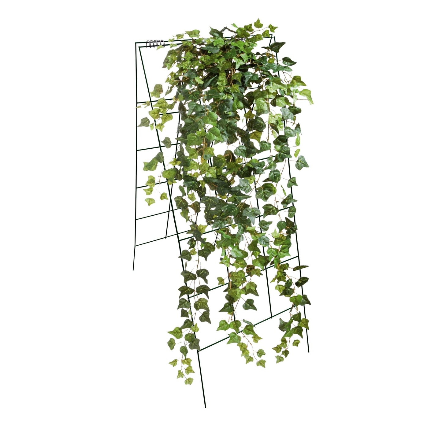Garden Cucumber Trellis A-Frame Folding Plant Trellis 46 Inch by 18 Inch for Climbing Vegetables Flowers Green 2 Pack with Clips and Cable Ties