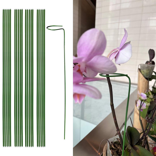 24 Inch Orchid Stakes Pack of 20, Plant Support Stake Bendable Plant Orichd Stick