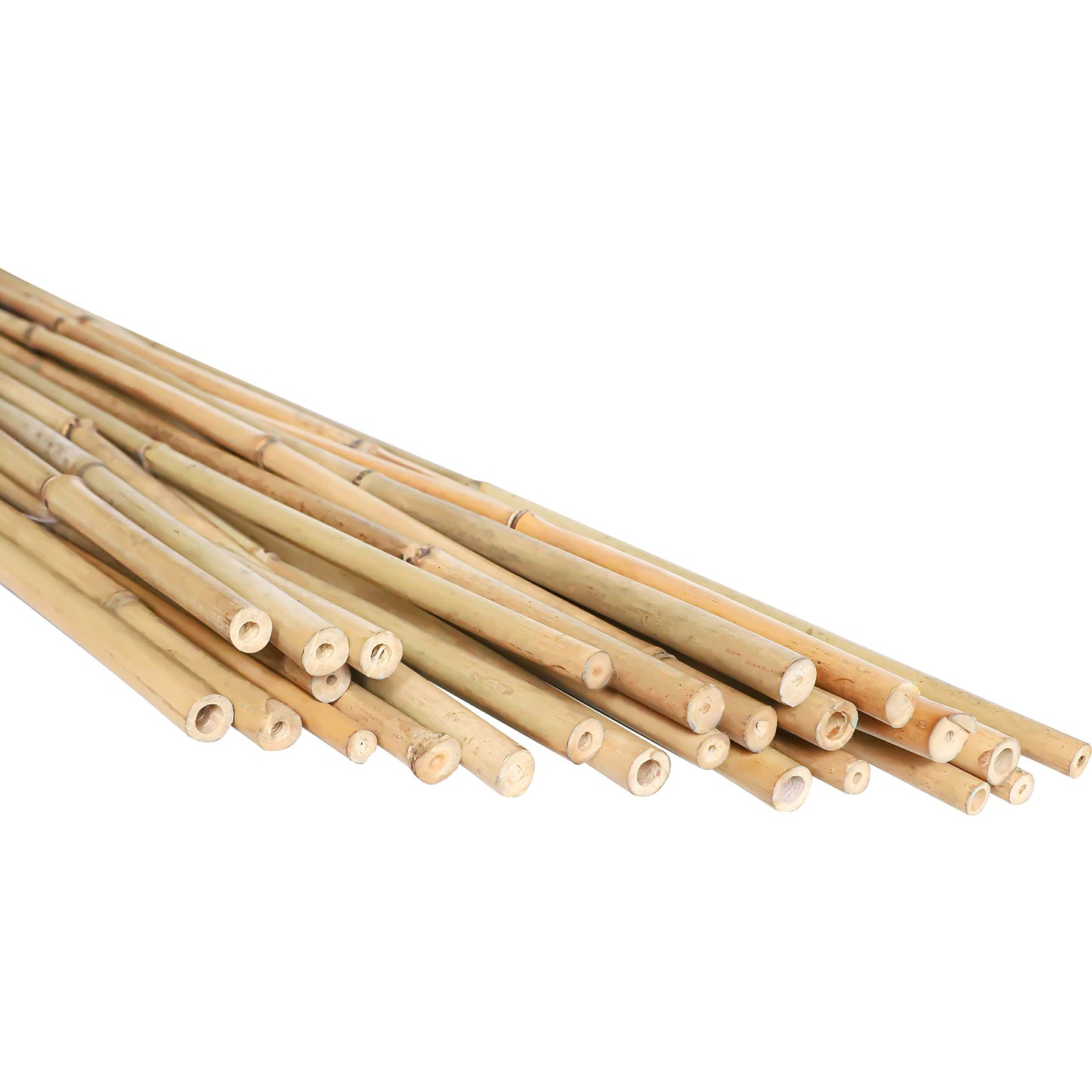 PFNRTH Bamboo Plant Stakes – 25pcs 4FT Natural Bamboo Garden Stakes for Tomatoes, Peppers, Beans, Indoor & Outdoor Plants, Sturdy Plant Support for Seedlings & Potted Plants