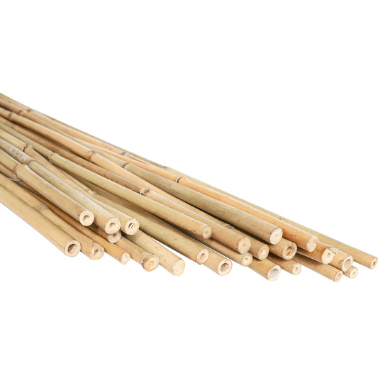 PFNRTH Bamboo Plant Stakes – 25pcs 4FT Natural Bamboo Garden Stakes for Tomatoes, Peppers, Beans, Indoor & Outdoor Plants, Sturdy Plant Support for Seedlings & Potted Plants