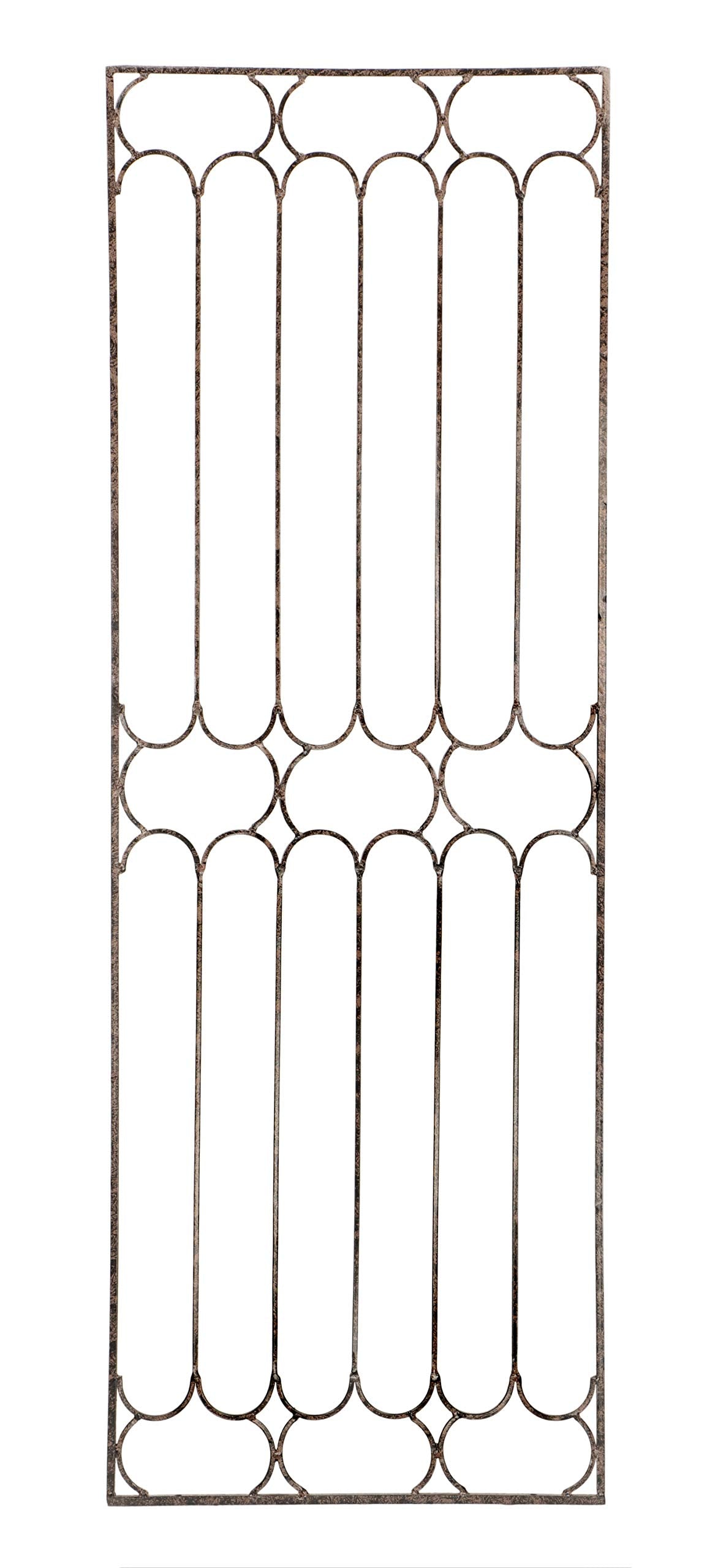 H Potter 5.75 Ft Garden Trellis – Heavy Duty Iron - Metal Panel for Climbing Roses, Clematis & Ivy – 69” H x 24” W Outdoor Privacy Screen