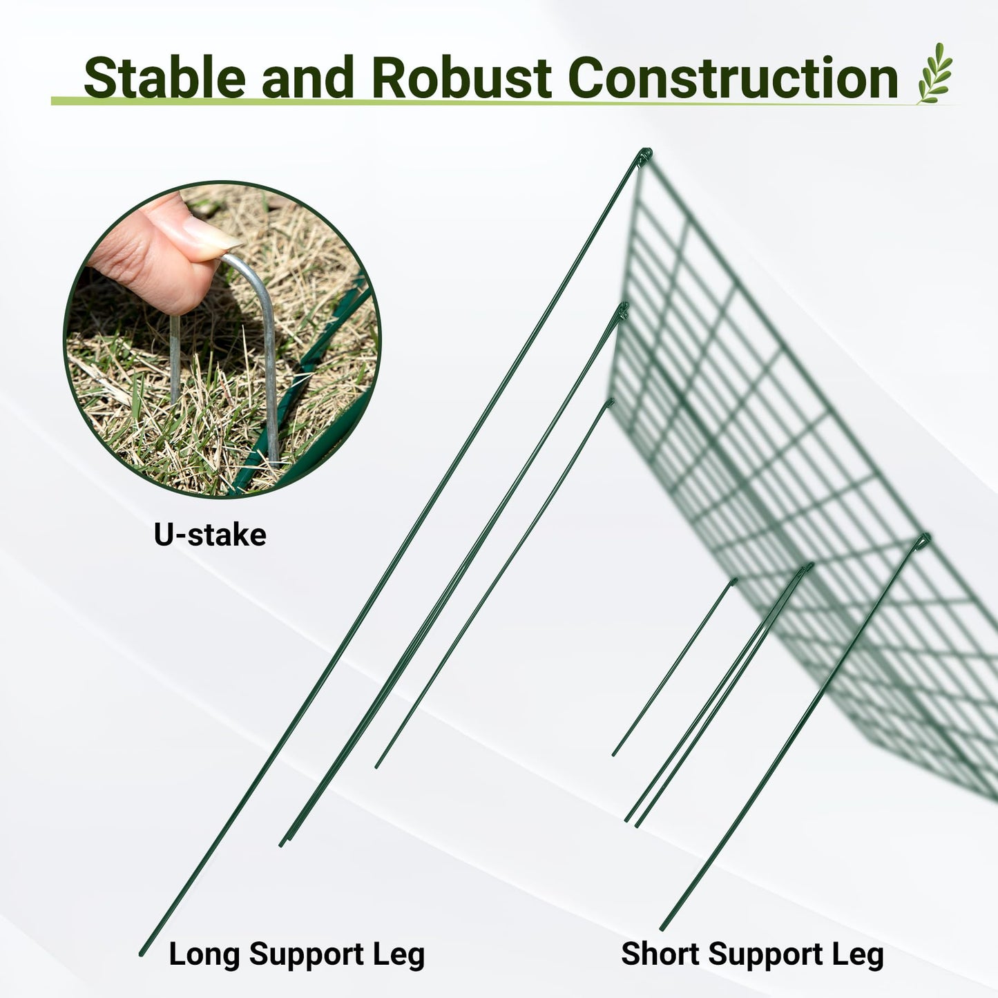 Toriexon Cucumber Trellis for Garden - 4 Pack, 48" L x 24" W Garden Trellis for Climbing Plants Outdoor with Support Structures, A Frame Trellis for Climbing Vegetables Peas, Vine, Bean
