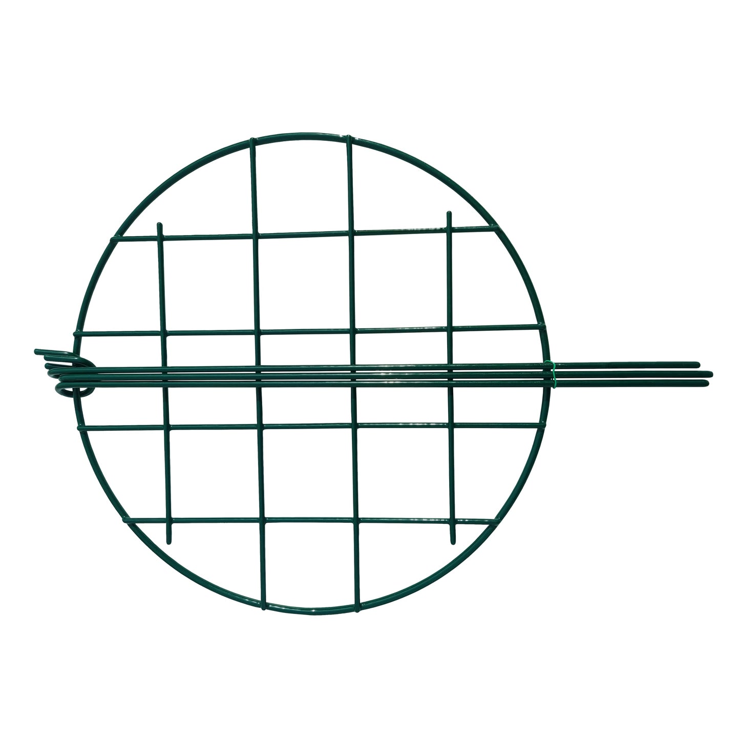 5 Pack 12 x 16 inch Poeny Cage Grow Through Grid Plant Brace Flower Support Rings,Round Metal Plant Stakes Rings, Strong Large Garden Supports for Flowers, Peonies, Rose, Lily