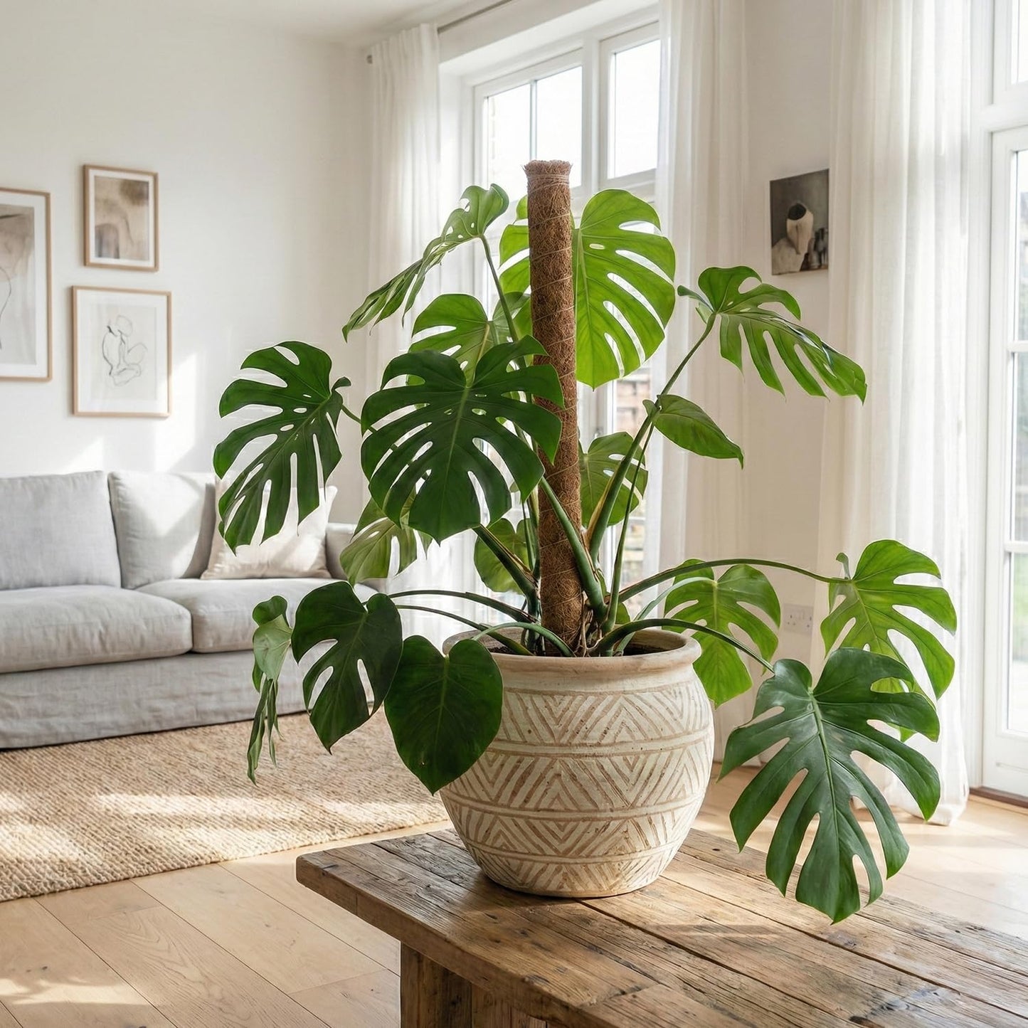 ragnaroc Monstera Deliciosa 2-4" 2ct – Live Plant for Indoor Outdoor Use, Garden & Landscaping – Live Arrival Guaranteed