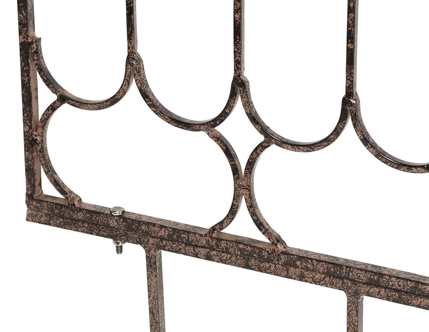 H Potter 5.75 Ft Garden Trellis – Heavy Duty Iron - Metal Panel for Climbing Roses, Clematis & Ivy – 69” H x 24” W Outdoor Privacy Screen