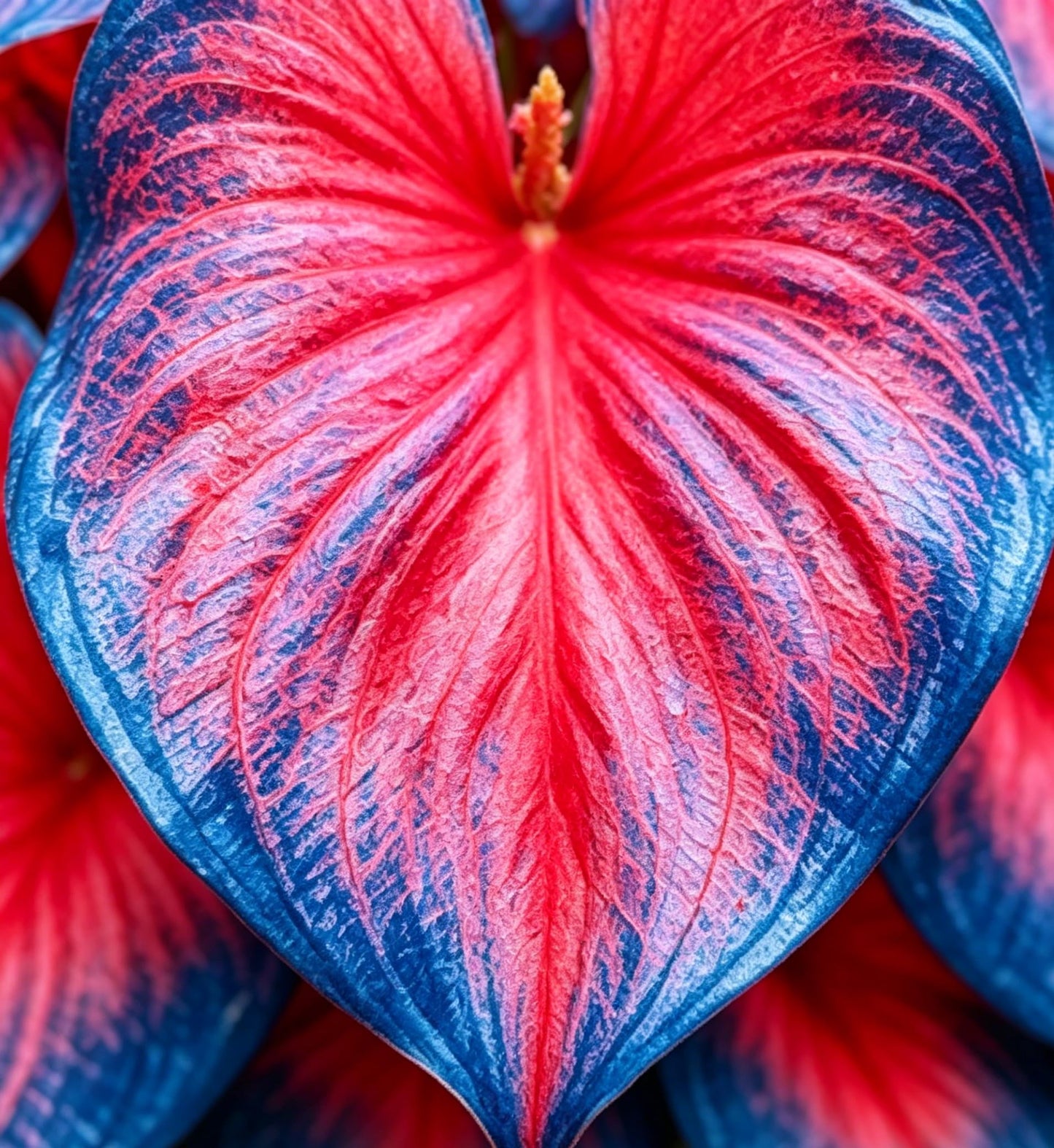 Caladium Seeds, Elephant Ear, 500+ Perennial Plant Seeds, Stunning Colorful Heart-Shaped Leaves - Fast Growing, for Pots, Planters, Gardens & Landscaping (Red)