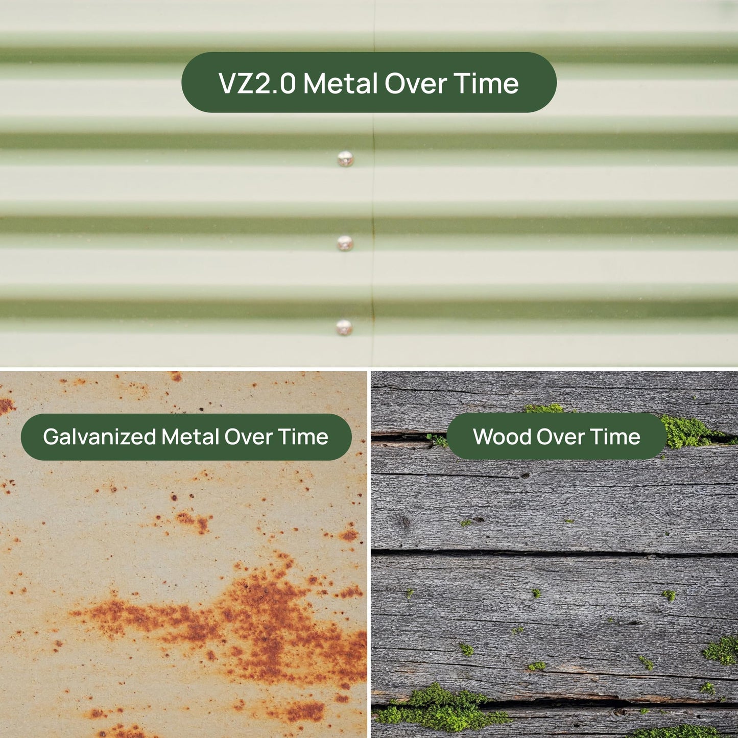 32" Extra Tall Raised Garden Bed Kits, 2 x 8 x 2.7ft Raised Planter Box Outdoor, 3.5 x 6.5 x 2.7ft Deep Root 9 in 1 Modular Metal Raised Beds for Gardening Vegetables Flowers Fruits -Terra Cotta