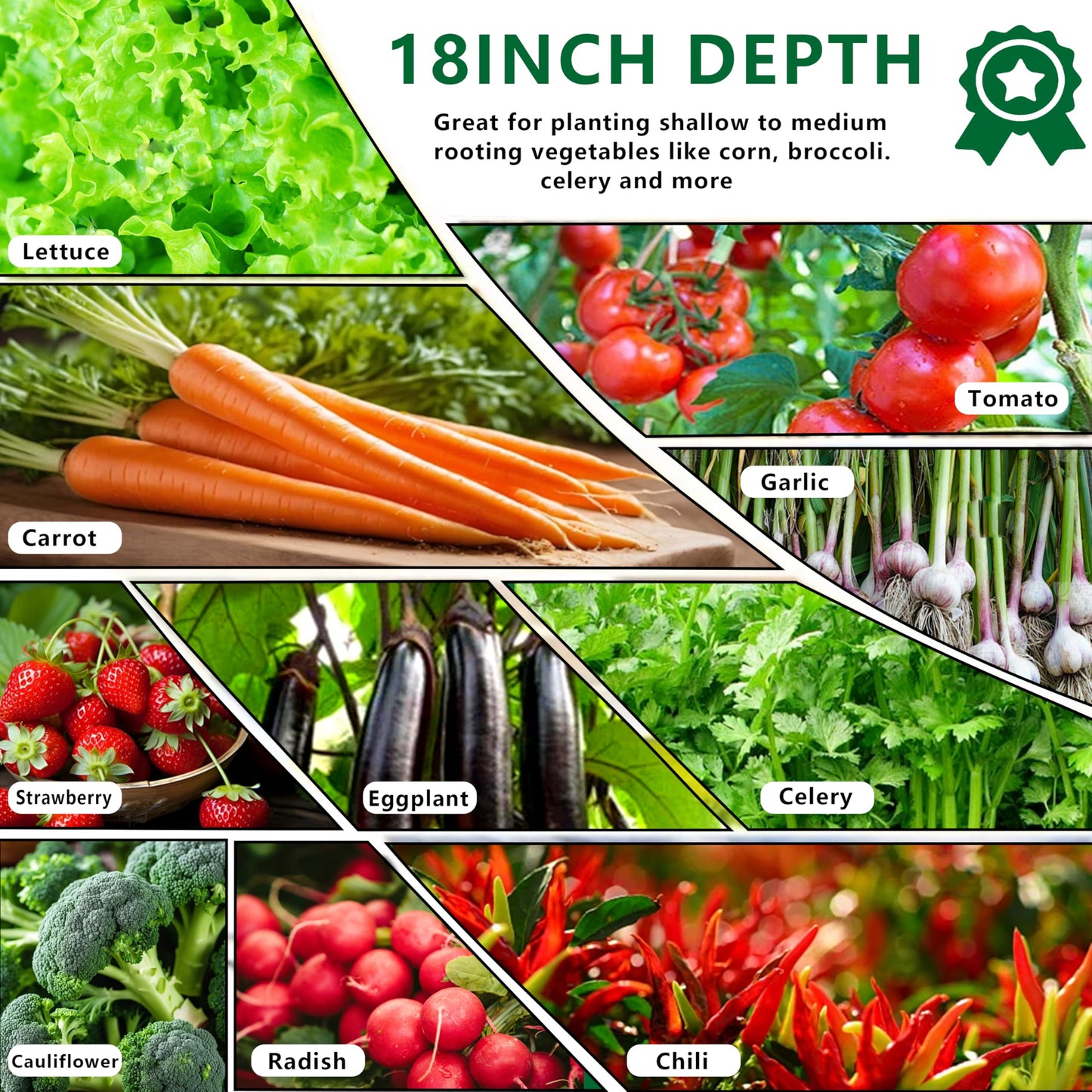 DIIYIV 12x2x1.5FT Galvanized Raised Garden Bed,Vegetable Boxes-Rectangle Metal Flower Box,Large Planter Raised Beds Outdoor Garden for Planting,Fruit,Herb-Silver