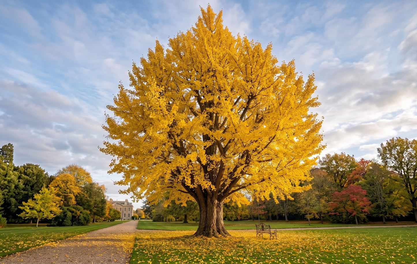 Ginkgo Biloba Maidenhair Tree, Live Bare Root Starter Plant, 12-24 Inch, Ships Dormant, Ready to Sprout (5 Plants)